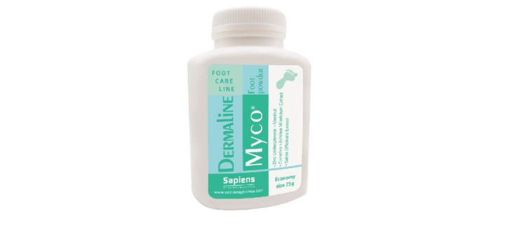 Sapiens Dermaline Myco Foot Powder 75g