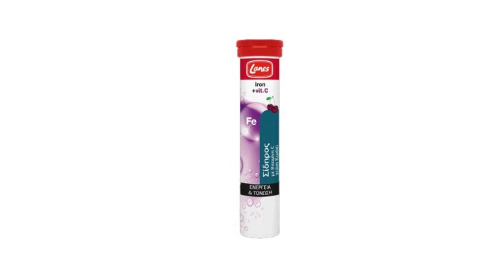 Lanes Iron + Vitamin C 20 Effervescent Tablets