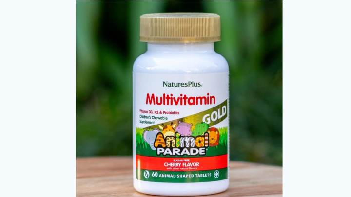 Natures Plus Animal Parade Gold Cherry 60 Chewable Tablets