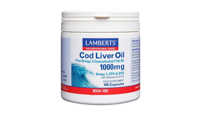 Lamberts Cod Liver Oil 1000mg 180caps