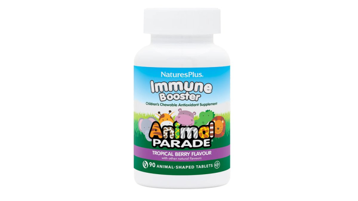 Natures Plus Animal Parade Kids Immune Booster 90 Chewable Tablets
