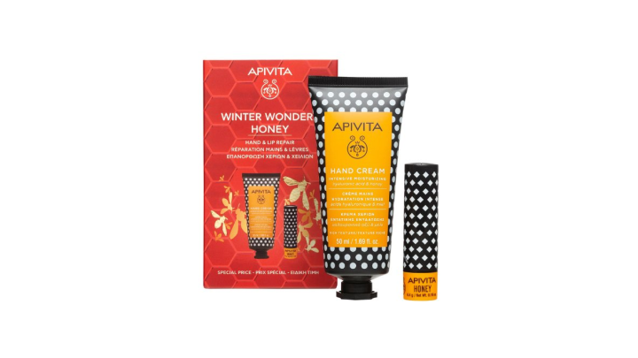 Apivita Winter Wonders Honey Hand & Lip Repair