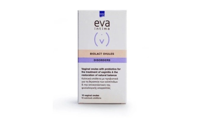 Eva Biolact Vaginal Ovules X10