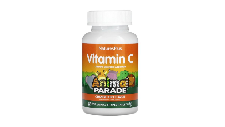 Natures Plus Animal Parade Vitamin C 90 Chewable Tablets
