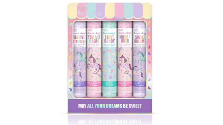 Baylis&Harding Unicorn Sparkling Bath Salt Set with 5 Pieces