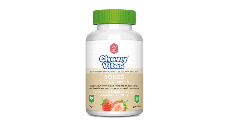Chewy Vites Adults Bones, Teeth & Immune, 60gummie