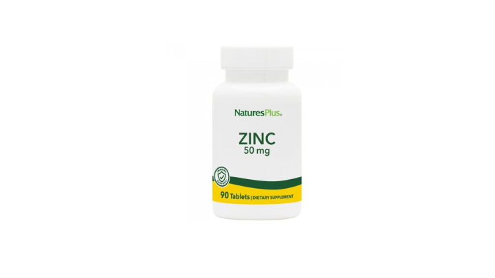 Natures Plus Zinc 50mg Zinc Supplement 90 Tablets