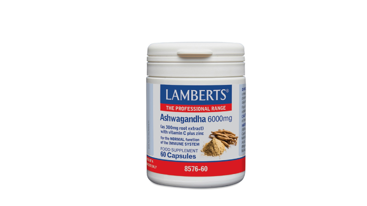 Lamberts Ashwagandha 6000mg Immune Supplement 60 veg.caps