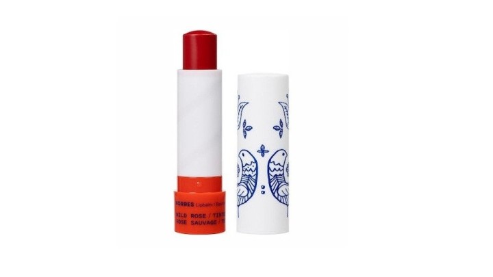 Korres Lip Balm Wild Rose Tinted, Balm, 4.5gr