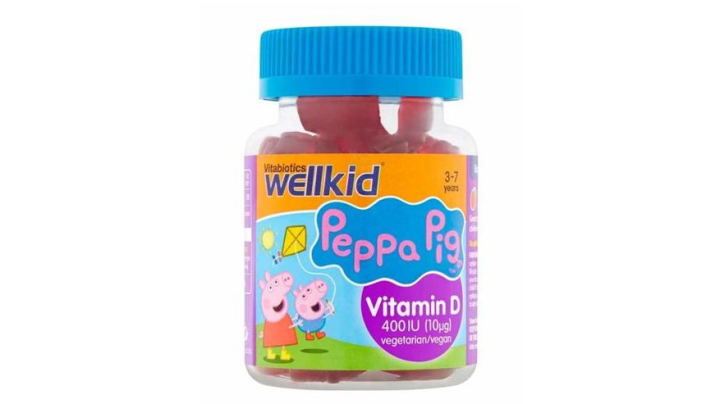 Wellkid Peppa Pig Vitamin D3 400iu 30 Soft Jellies