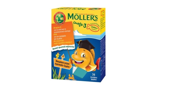 Mollers Omega 3 Lemon 36 Soft Jellies