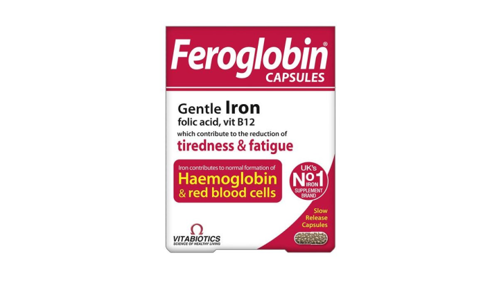 Feroglobin Gentle Iron 30 Capsules 1+1 FREE