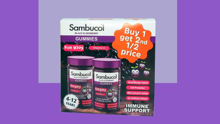 Sambucol Kids Gummies Special Offer Buy 1 Get 2nd 1/2 price