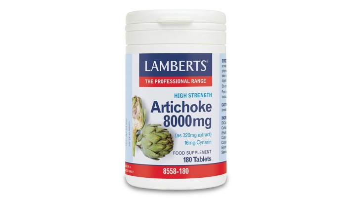 Lamberts High Potency Artichoke 8000Mg 180 Tablets