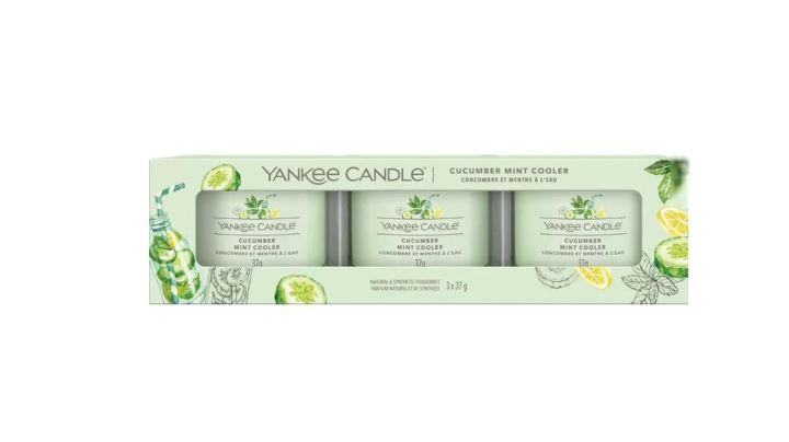 Yankee Candles Cucumber Mint Cooler 3 packs x 37gr