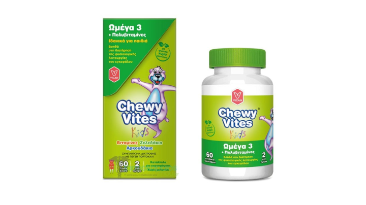 Vican Chewy Vites Omega 3&Multivitamin 60 Jellies