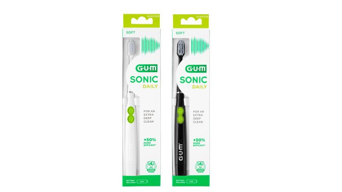 Gum Toothbrush Sonic Daily Battery