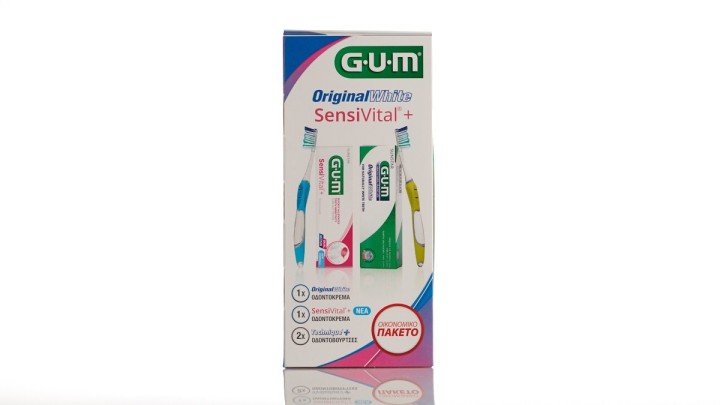 Gum Sensivital + Original White SET 2T/P & 2T/Br
