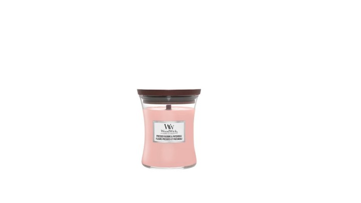 Woodwick Scented Candle Pressed Blooms & Patchouli 85gr