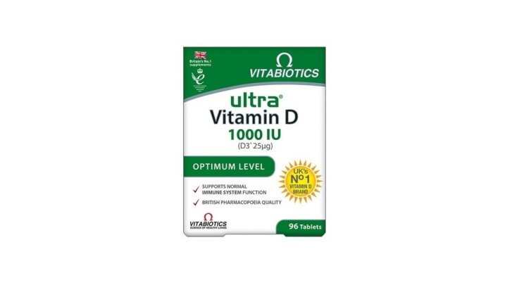 Vitabiotics Ultra D3 1000 96 Tabs