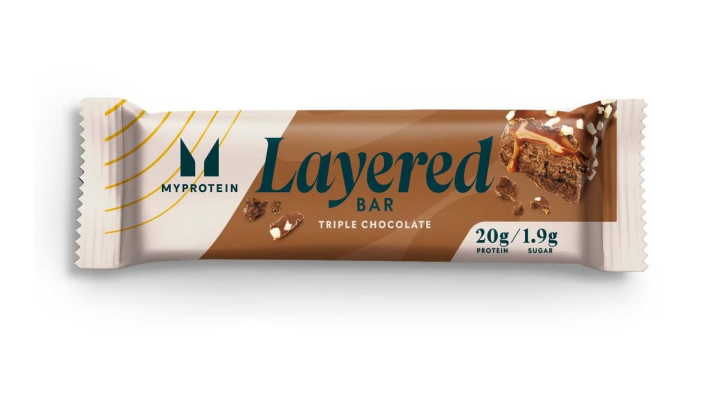 My Protein Layered Triple Chocolate Fudge Bar 1pc