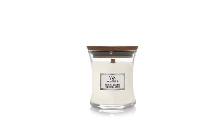 Woodwick  Scented Candle White Tea & Jasmine 275gr