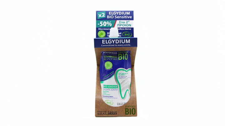Elgydium Eco Bio Sensitive Toothpaste 2pcs 100ml