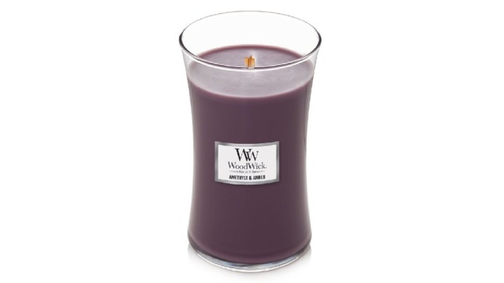 Woodwick Scented Candle Amethyst & Amber 610gr