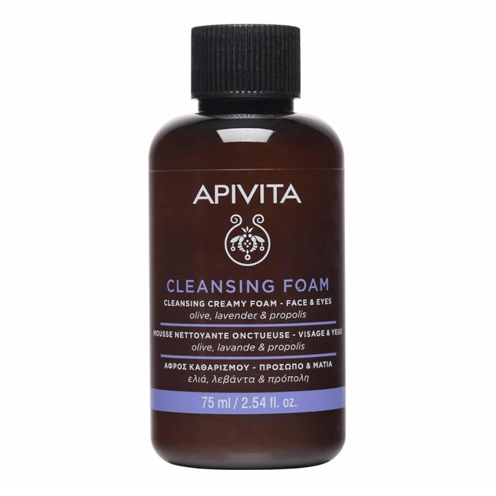 Apivita Cleansing Foam for Face&Eyes Mini 75ml