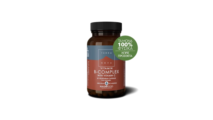 TerraNova Vitamin B-Complex with Vitamin C 50 capsules
