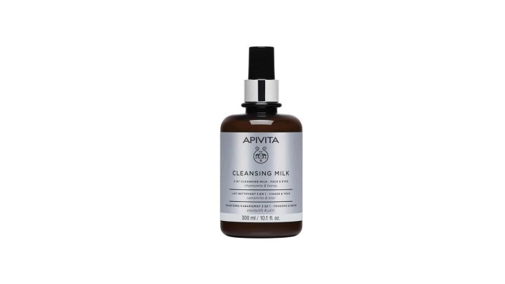 Apivita Cleansing Milk 3 in 1 Face&Eyes 300ml