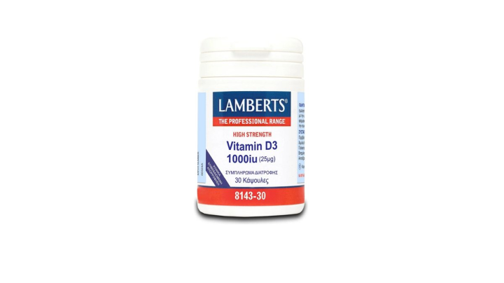 Lamberts Vitamin D3 1000iu (25Mg) 30caps
