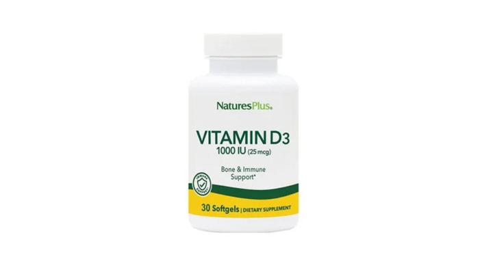 Natures Plus Vitamin D3 1000IU 30 Soft Capsules