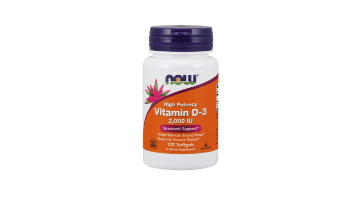 Now Vitamin D3 2000iu 120 softgels