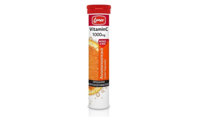 Lanes Vitamin C 1000mg Orange 20 Efferv. Tabs