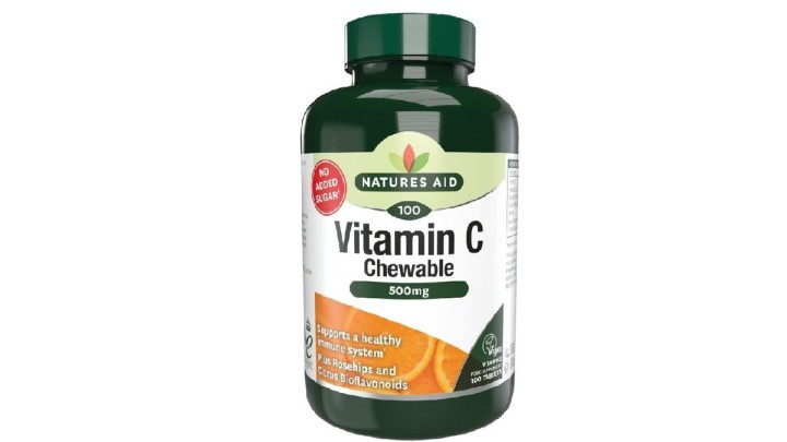 Natures Aid Vitamin C 500Mg Chewable 50 Tabs