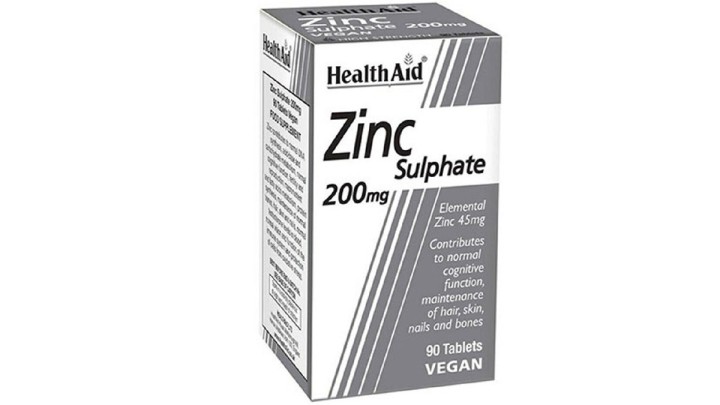 Health Aid Zinc Sulphate 200Mg 90 Tabs
