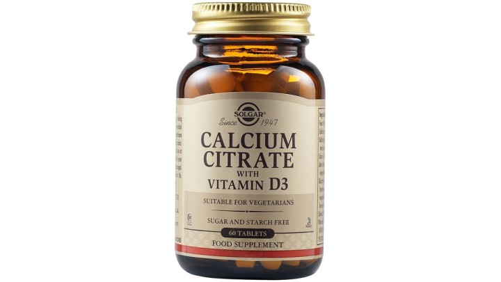 Solgar – Calcium Citrate with Vitamin D3 Tablets – Pack of 60