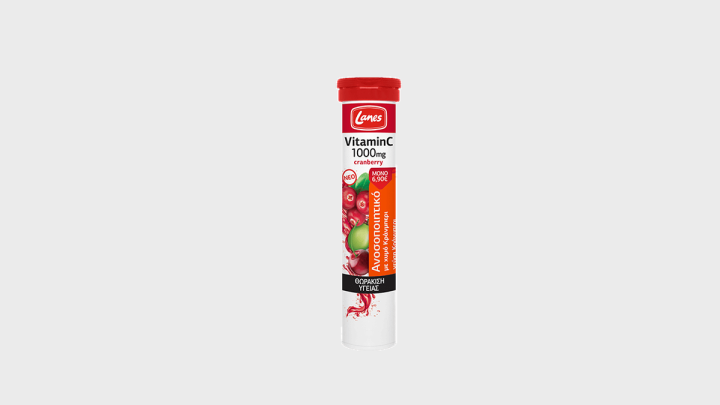 Lanes Vitamin C 1000mg + Cranberry 20 Eff.Tablets