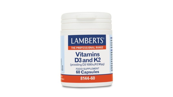 Lamberts Vitamin D3 1000Iu With K2 90Mcg 60Caps