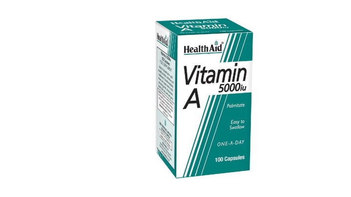Health Aid Vitamin A 5000Iu 100 Caps