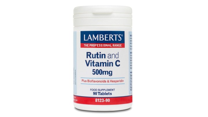 Lamberts Rutin & Vitamin C 500Mg + Bioflavonoids  90 Tabletss