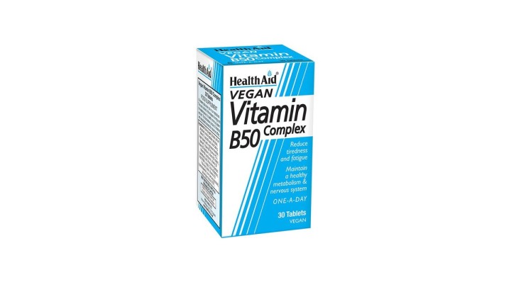 Health Aid Vitamin B50 Complex Tabs 30