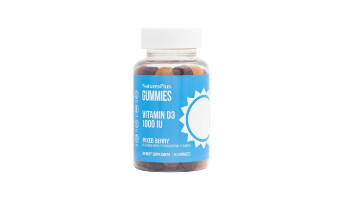 Natures Plus Vitamin D3 1000 60 Chewable Gummies