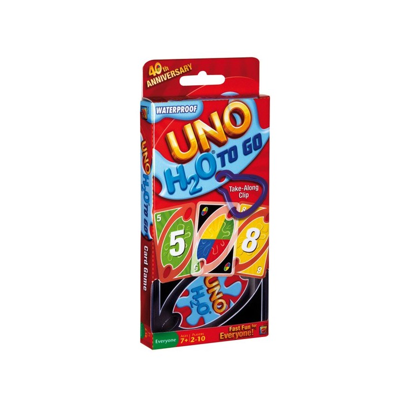 UNO CARDS H2O TO GO SPORT NEW 2025