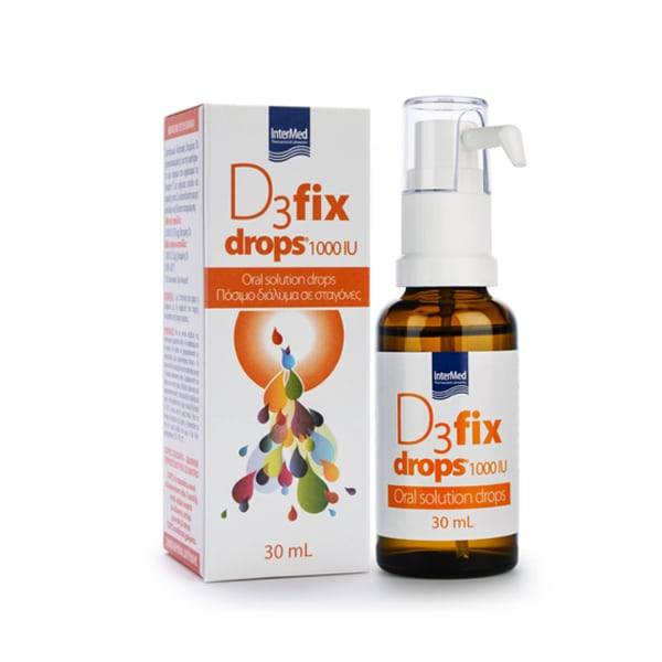 Intermed D3 Fix Drops 1000iu 30ml