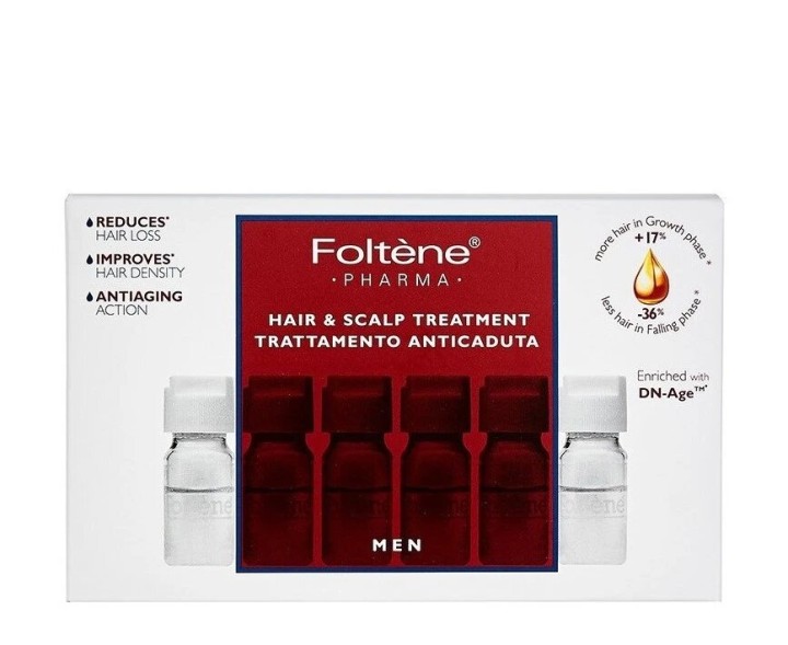 Foltene Hair&Scalp Treatment Against Hairloss Men 12 Ampules