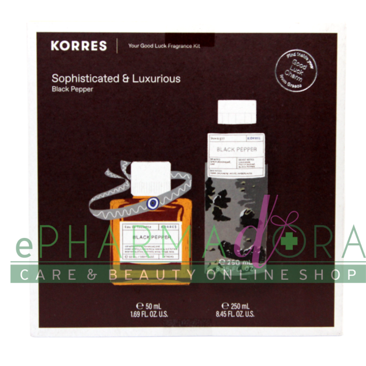 Korres Black Pepper Edt Set