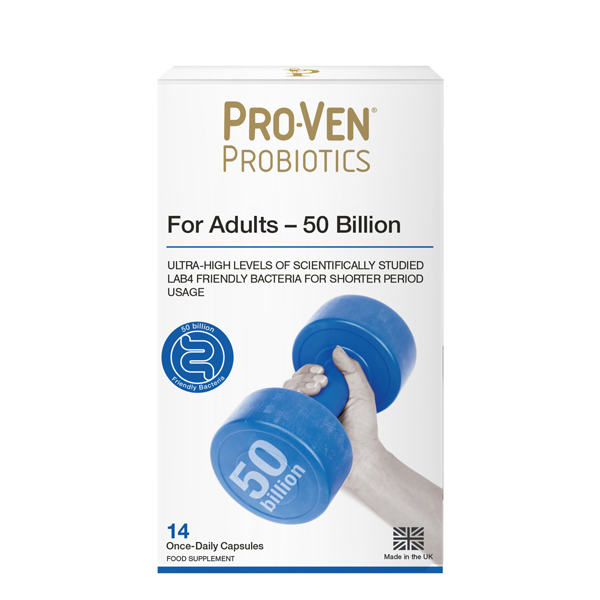Pro-Ven Probiotics Adults Acidophilus & Bifidus 50 Billion Probiotics 14 capsules