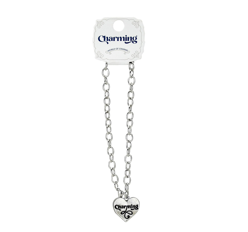 Charming Bracelet Silver 1pc